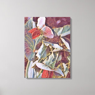 SWEET PEAS CANVAS AFDRUK