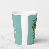 Sweet Peas Etnische Garden Met Baby shower gewaard Papieren Bekers (Rechts)