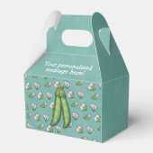 Sweet Peas Garden ThMED Baby shower Favor Box Bedankdoosjes (Voorkant Zijde)