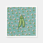 Sweet Peas Garden Thormed Baby shower Servet (Voorkant)