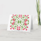 Sweet Peas Happy Birthday Kaart (Achterkant)