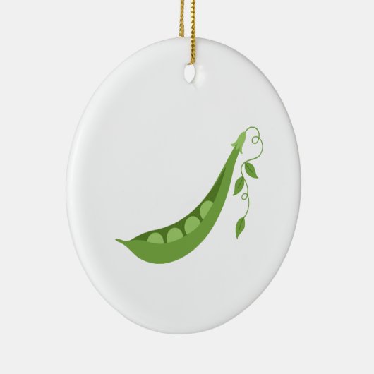 Sweet Peas Keramisch Ornament (Rechts)