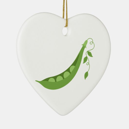 Sweet Peas Keramisch Ornament (Rechts)