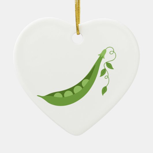 Sweet Peas Keramisch Ornament (Voorkant)
