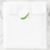 Sweet Peas Ronde Sticker (Tas)