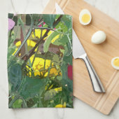 SWEET PEAS THEEDOEK (Quarter Fold)