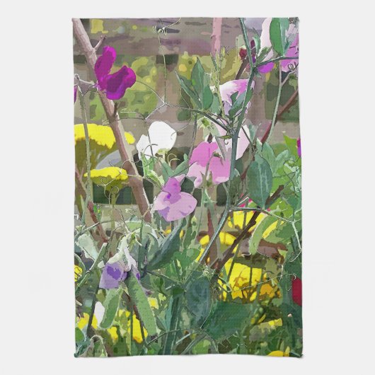 SWEET PEAS THEEDOEK (Verticaal)