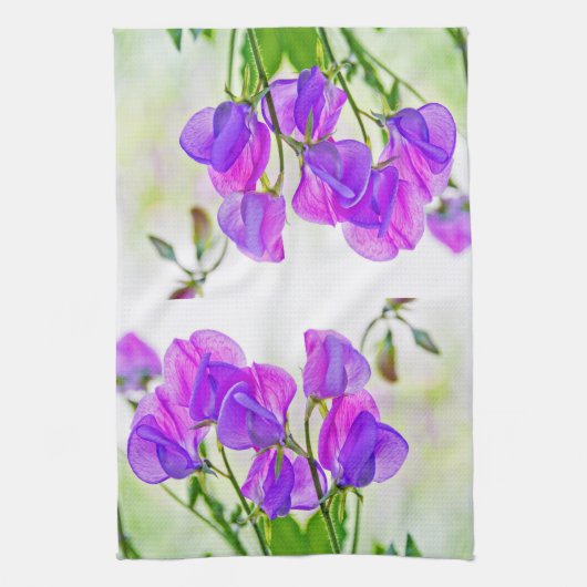 Sweet Peas Towel Theedoek (Verticaal)