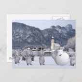 Sweet Pengphants Briefkaart (Voorkant / Achterkant)