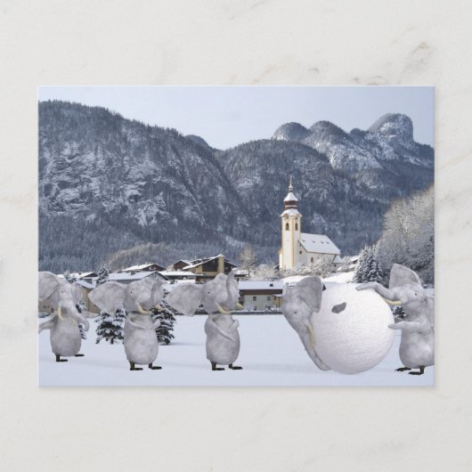 Sweet Pengphants Briefkaart (Voorkant)