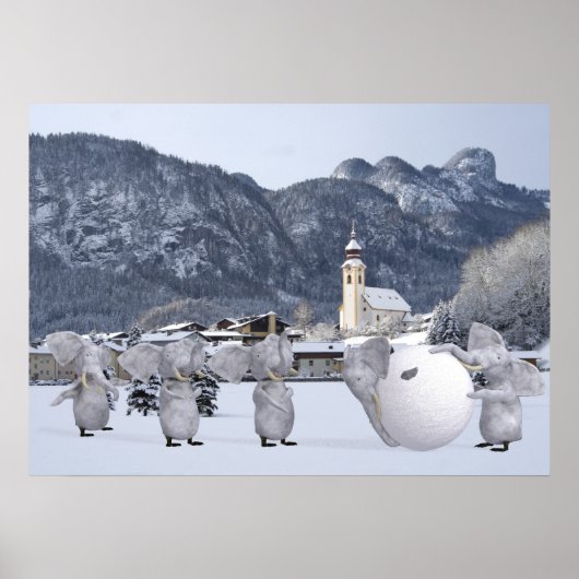 Sweet Pengphants Poster (Voorkant)