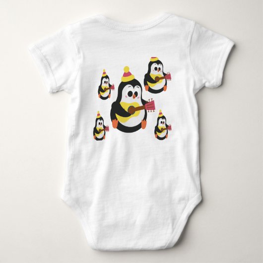 Sweet Penguin Baby Bodysuit (Achterkant)