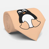 Sweet Penguin Design Stropdas (Opgerold)