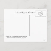 Sweet Penguin Kerstmis Feestdagenkaart (Achterkant)