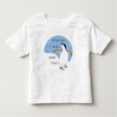 Sweet Penguins Virtual Hugs and Kisses Kinder Shirts (Voorkant)