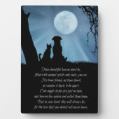 Sweet Pet Memorial Poem Dog en Cat Fotoplaat (voorkant)