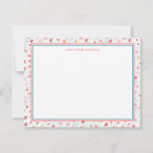 Sweet Petite Floral Specialized Stationery Notitiekaartje (Voorkant)