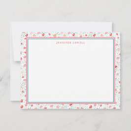 Sweet Petite Floral Specialized Stationery Notitiekaartje