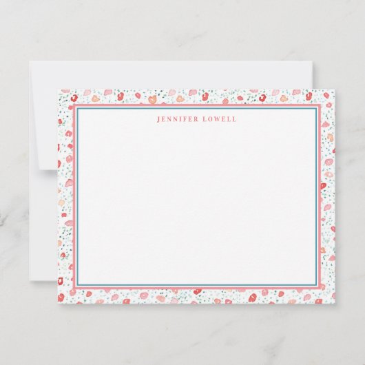 Sweet Petite Floral Specialized Stationery Notitiekaartje (Voorkant)
