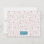 Sweet Petite Floral Specialized Stationery Notitiekaartje (Achterkant)
