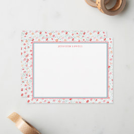 Sweet Petite Floral Specialized Stationery Notitiekaartje