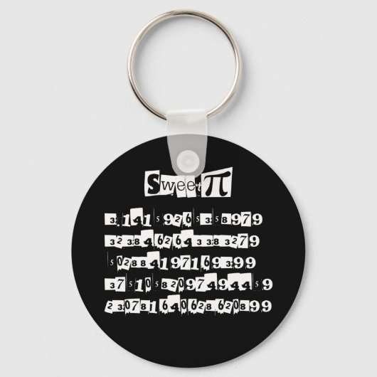 Sweet Pi Sleutelhanger (Voorkant)