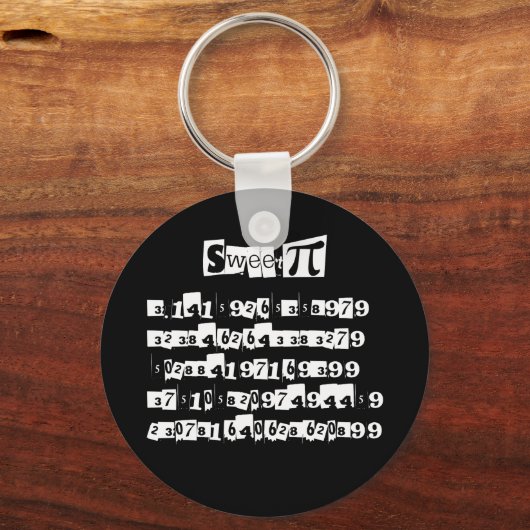 Sweet Pi Sleutelhanger (Voorkant)