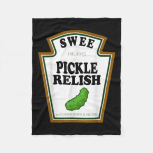 Sweet Pickle Relish Group Condiment Familie Hallow Fleece Deken