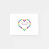 Sweet Pickleball hart. Love Pickleball Post-it® Notes (Voorkant)