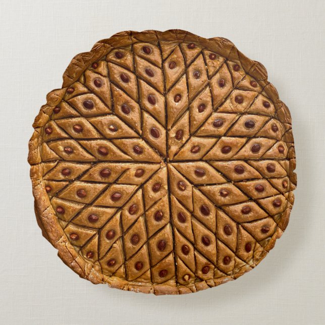 Sweet Pie rond Sierkussen Rond Kussen (Voorkant)