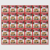 Sweet Pig in kerstkerstkerstkerstkerstbal Cadeaupapier (Vlak)