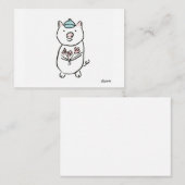 Sweet Pig Note Kaart Notitiekaartje (Voorkant / Achterkant)