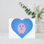 Sweet Piggy Love Briefkaart (Staand voorkant)