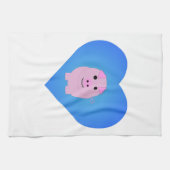 Sweet Piggy Love Theedoek (Horizontaal)