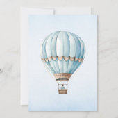 Sweet Pilot Teddy Bear First Birthday Bedankkaart (Achterkant)