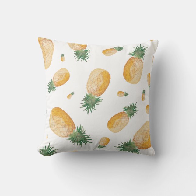 Sweet Pineapple 16x16 Sierkussen (Voorkant)