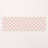 Sweet Pink and Red Strawberries Monogram Yogamat (Achterkant (horizontaal))