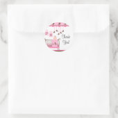 Sweet Pink Baby RoomBedankt Sticker (Tas)