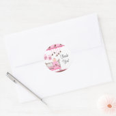 Sweet Pink Baby RoomBedankt Sticker (Envelop)