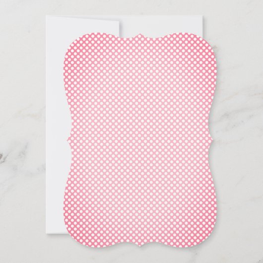 Sweet Pink |  Baptisme Kaart (Achterkant)