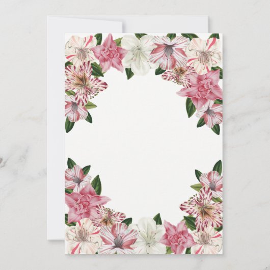 Sweet Pink | Baptisme Kaart (Achterkant)