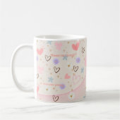 Sweet Pink Bow Aesthetic Mug | Kawaii Cute Pastel Koffiemok (Links)