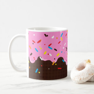 Sweet Pink Chocolate Treat Koffiemok