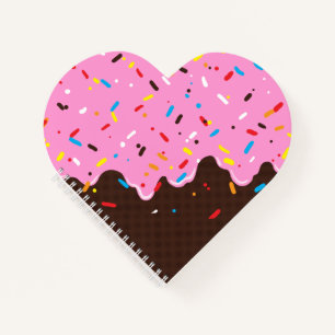 Sweet Pink Chocolate Treat Notitieboek