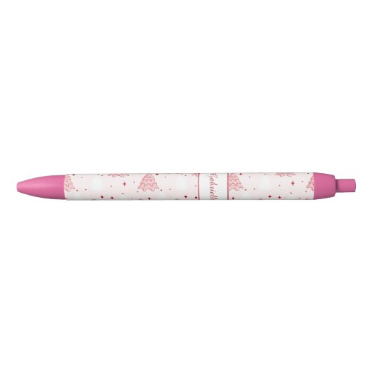 Sweet Pink Christmas Tree Pen (Voorkant)