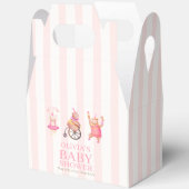 Sweet Pink Circus Carnaval Teddy Bear Baby shower Bedankdoosjes (Open)