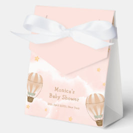 Sweet Pink Cloud Hete Luchtballon Baby shower Bedankdoosjes