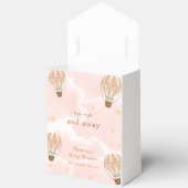 Sweet Pink Cloud Hete Luchtballon Baby shower Bedankdoosjes (Open)