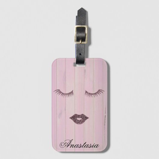 Sweet Pink Coll Bagagelabel (Voorkant (verticaal))