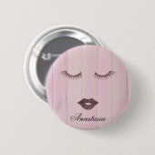 Sweet Pink Coll Ronde Button 5,7 Cm (Voorkant /achterkant)